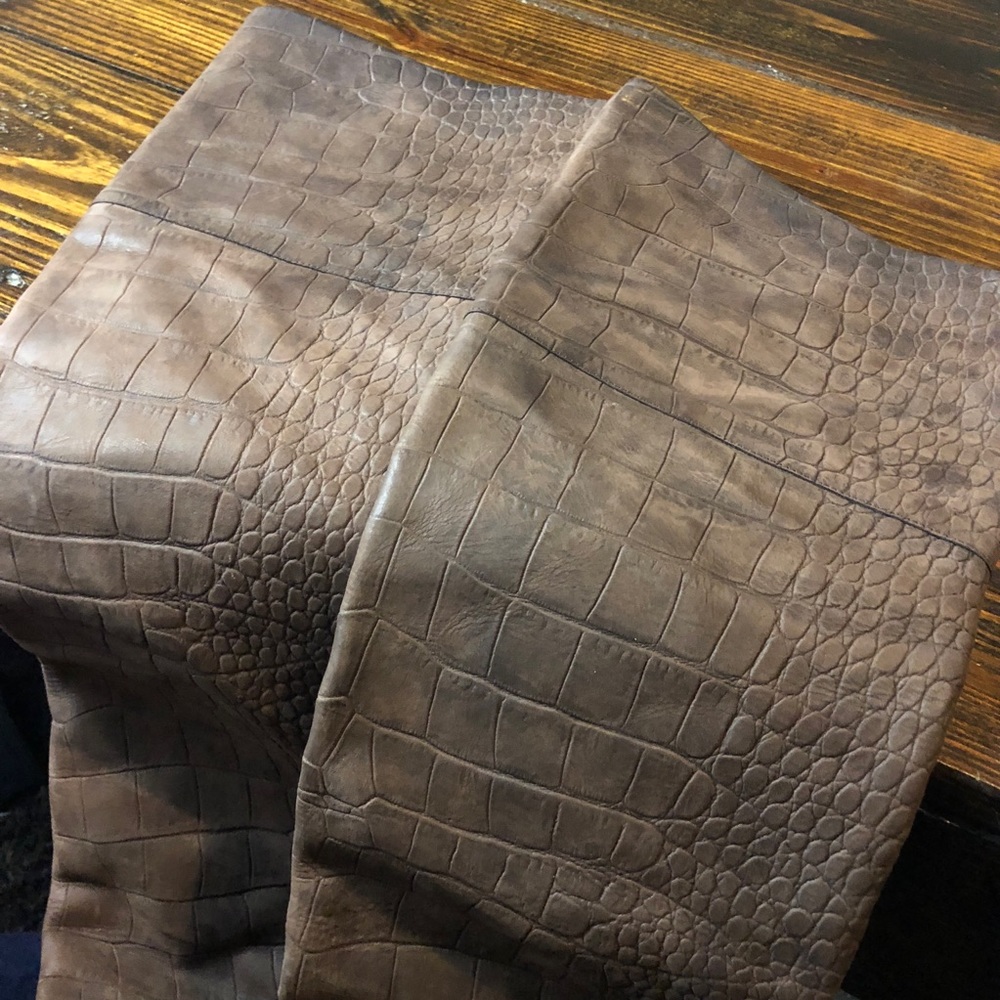 GIUSEPPE ZANOTTI: over the knee leather embossed - Picture 7 of 7